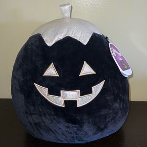 NWT Squishmallow Paige Pumpkin gold halloween 12”